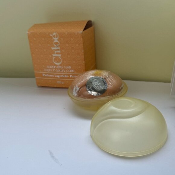Chloe Vintage NEW 1980s Soap Luxury Case Soap Dish Sealed 3.5oz 100g Parfums - Picture 11 of 16